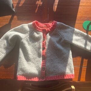 Babaa women’s wool jumper with wood buttons, size small